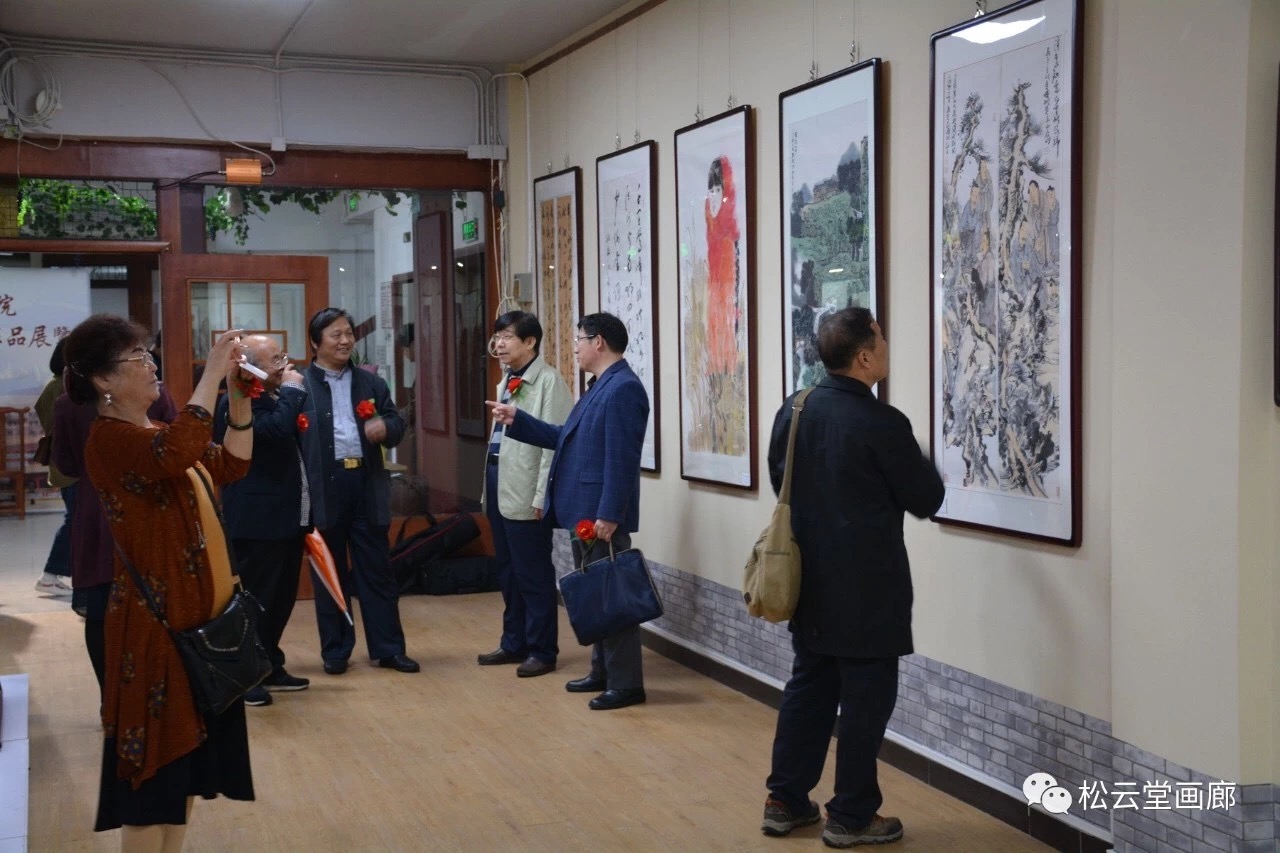 丝路画院首届名家书画作品展在琉璃厂盛大开幕
