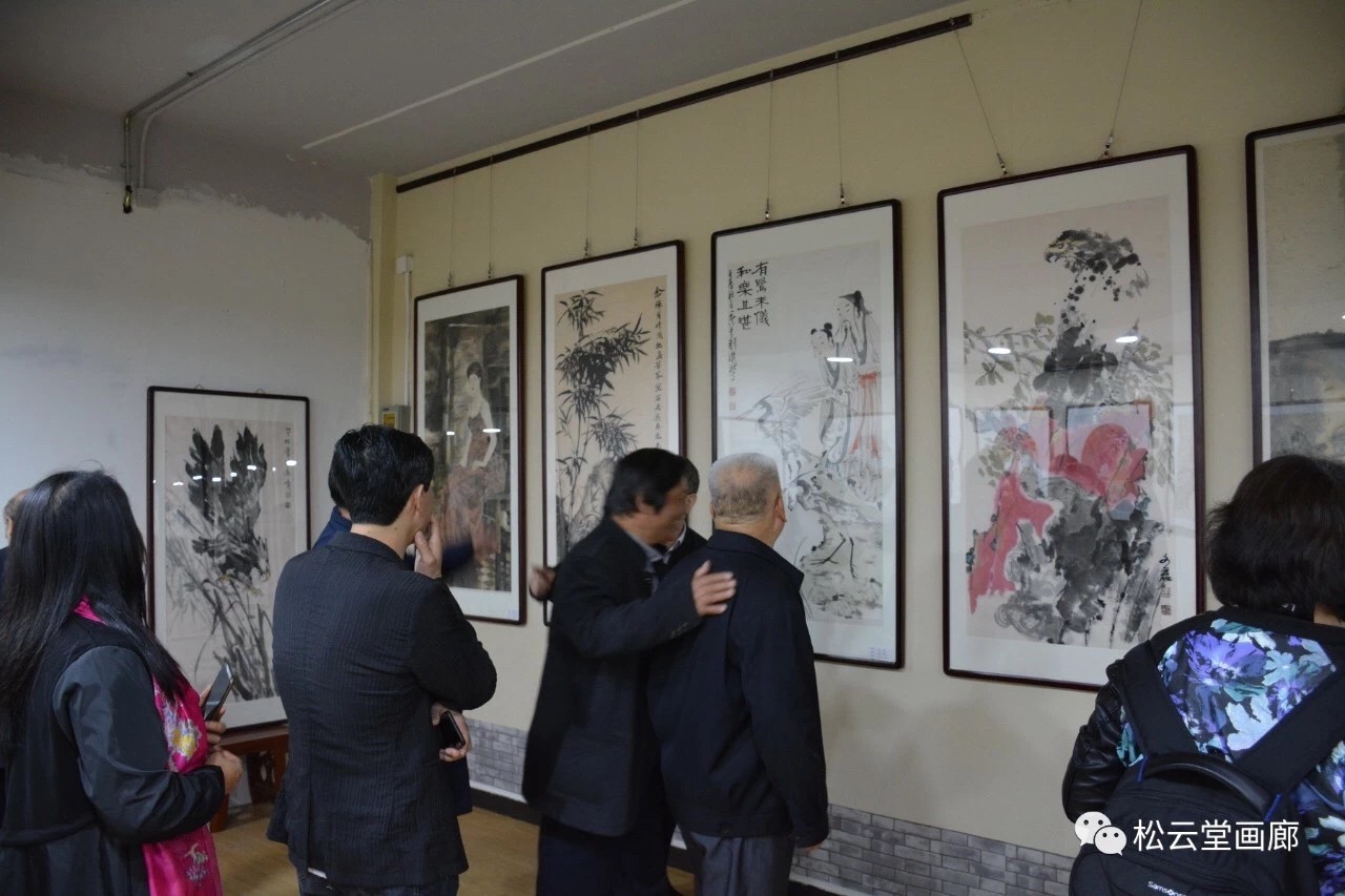 丝路画院首届名家书画作品展在琉璃厂盛大开幕