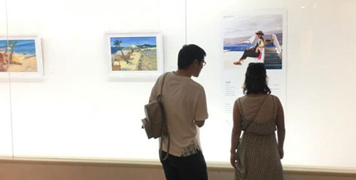 调调——王雅君油画风景展亮相白马寺释源美术馆（组图）