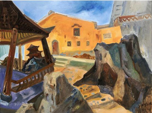 调调——王雅君油画风景展亮相白马寺释源美术馆（组图）