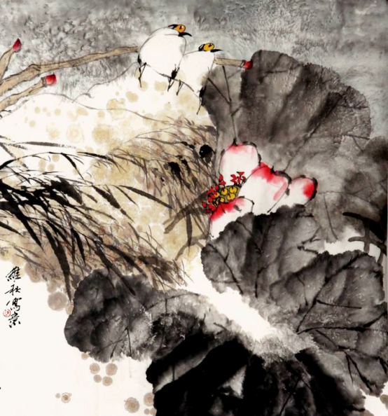 陈维秋-当代新派青年写意花鸟画家