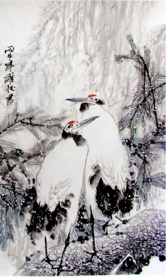 陈维秋-当代新派青年写意花鸟画家