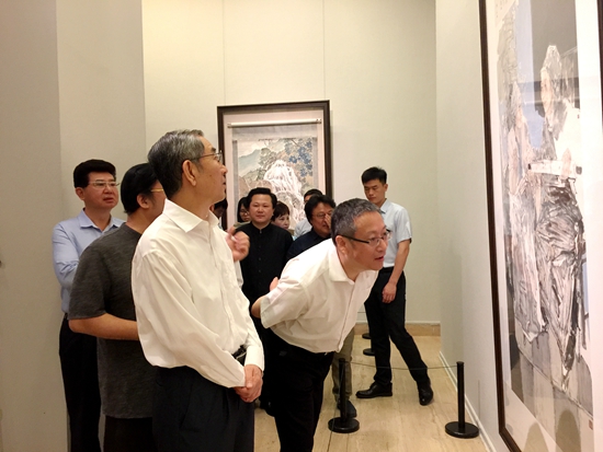 纪念何香凝先生诞辰140周年暨首届“香凝如故” 全国美术作品展在京开幕