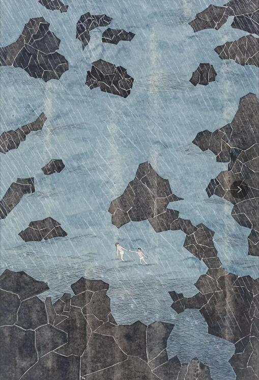 山海·孤岛--郭彬彬水墨作品