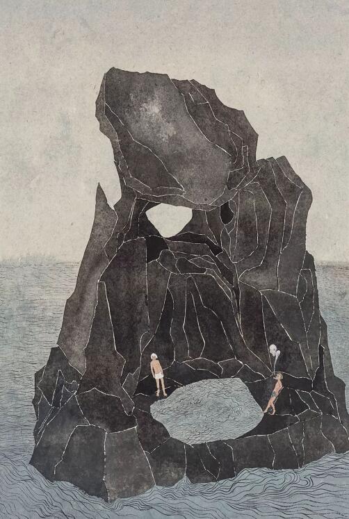 山海·孤岛--郭彬彬水墨作品