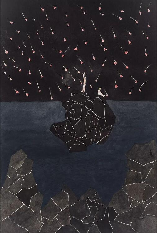 山海·孤岛--郭彬彬水墨作品