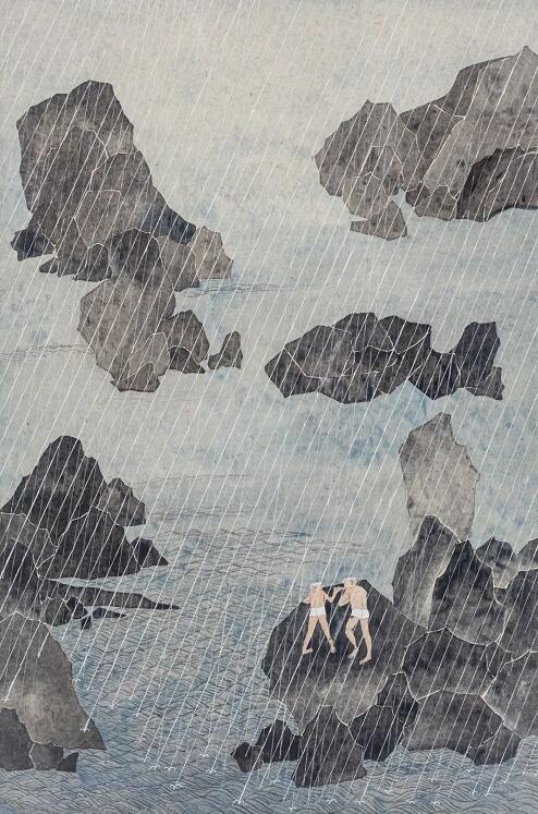 山海·孤岛--郭彬彬水墨作品