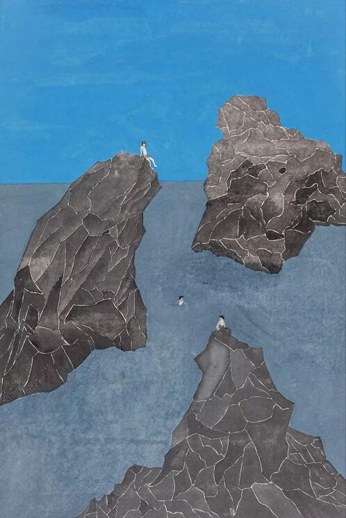 山海·孤岛--郭彬彬水墨作品