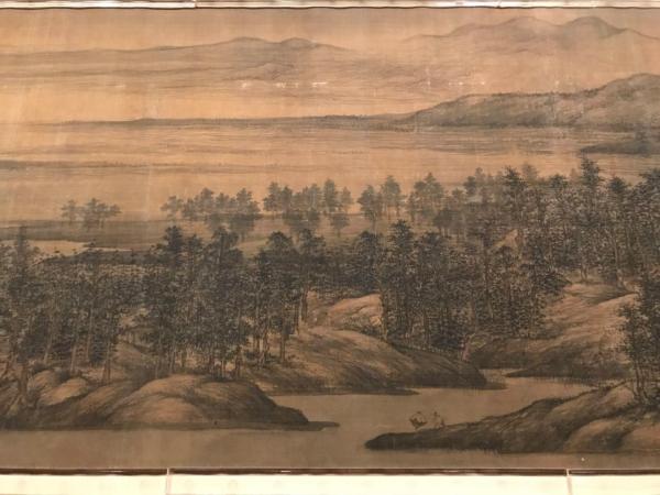 董其昌大展最后一次换展：董源“待渡图”与顾绣东山图
