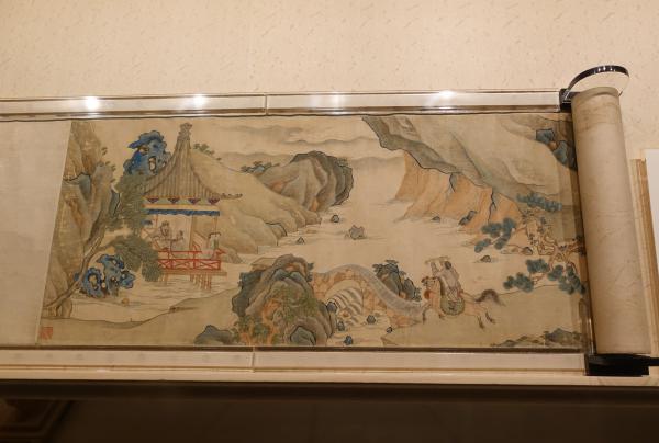董其昌大展最后一次换展：董源“待渡图”与顾绣东山图