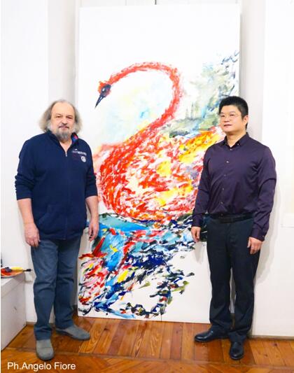 王清州作品先后亮相巴黎水墨沙龙和意大利都灵