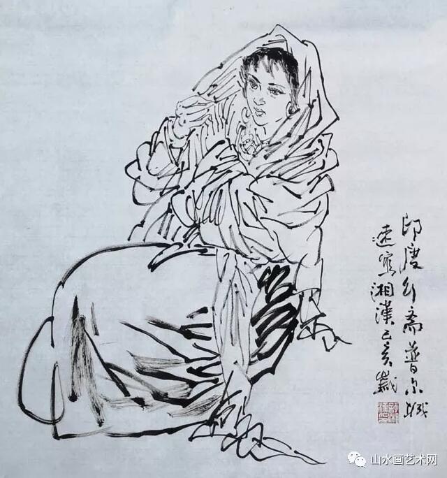 中国美术名家印度采风团--中国画画世界