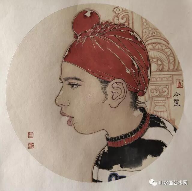 中国美术名家印度采风团--中国画画世界