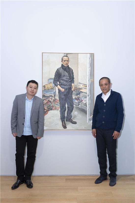 陈丹青新展亮相香港当代唐人：大幅画布上现场写生