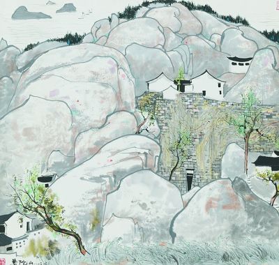 吴冠中的艺术追求——这根线联结着作品和人民