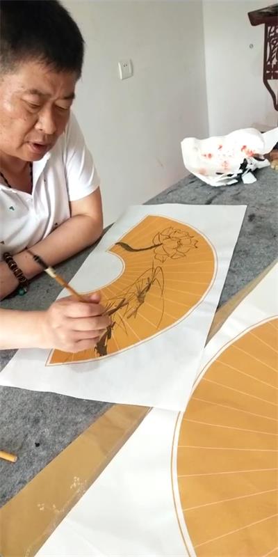 大别山红色文化书画写生创作基地揭牌仪式暨书画展在金寨县南溪镇花园村圆满举行