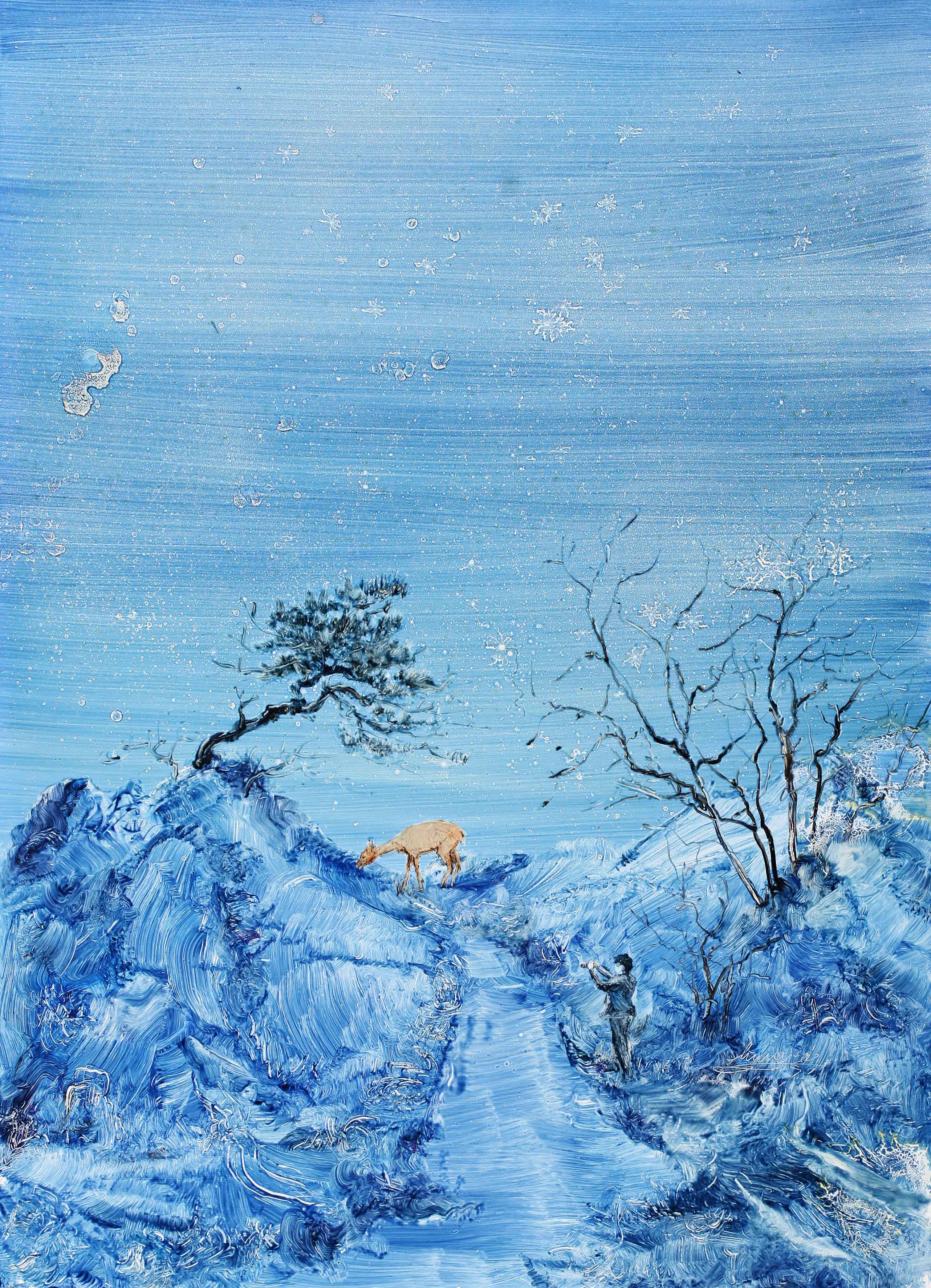 瞬间&永恒——刘伟涛油画作品展在文轩BOOKS开展