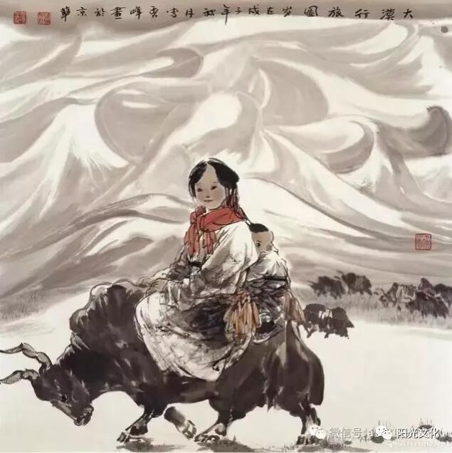 【公益活动】著名画家李秀峰参加“中国美术家彩绘一带一路画展暨陕西山阳书画捐赠义购扶贫活动”