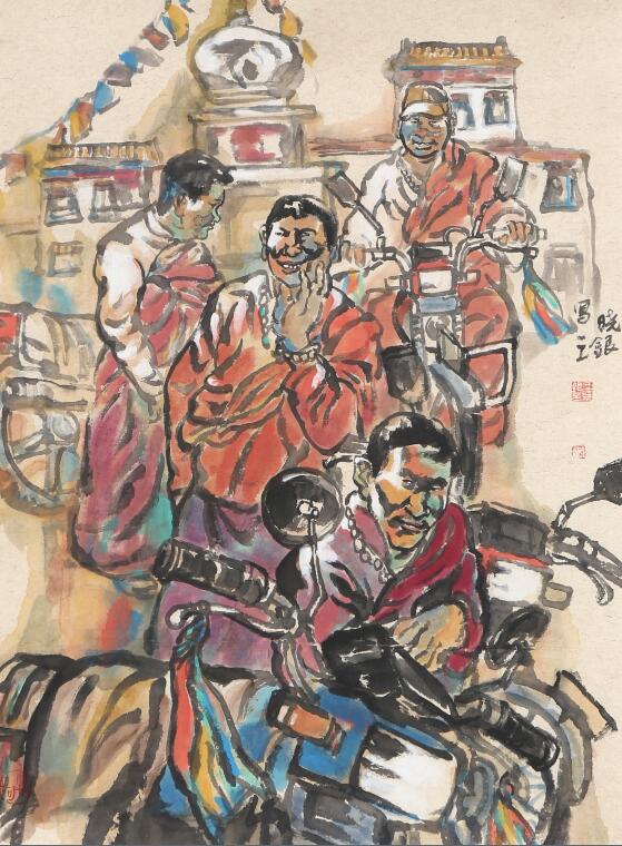 用真情呵护艺术的画家—王晓银