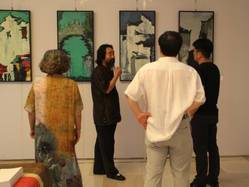 《流失的江南》麦浪2019北京个人作品巡展,在北京伏羲书画院隆重启幕!