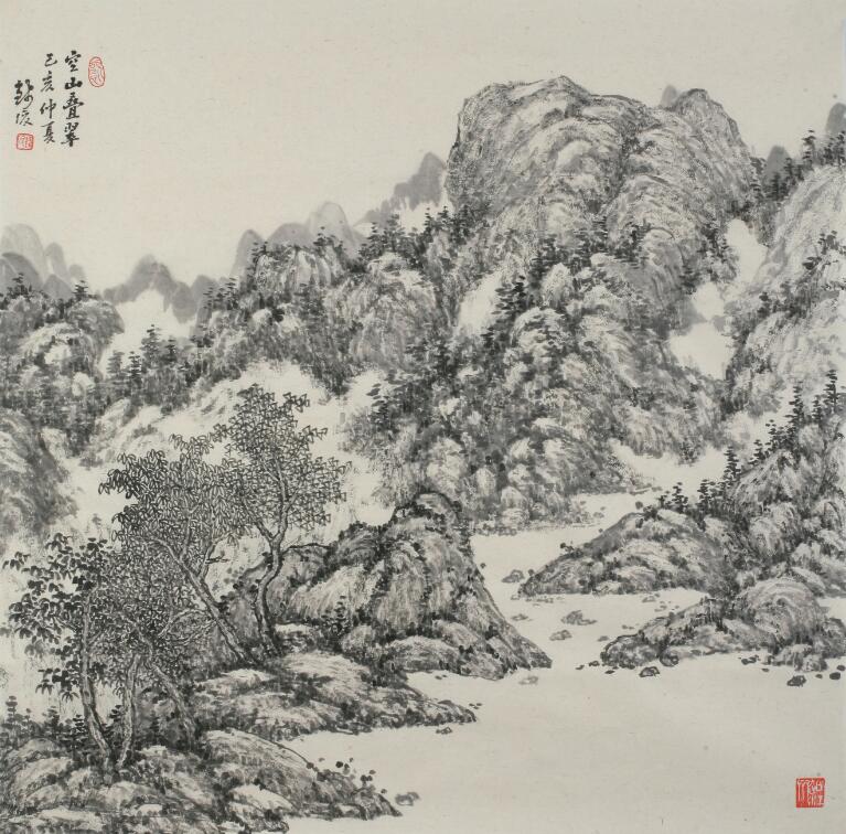 钱俊绘画印象——溪山如我心 绘我青云志