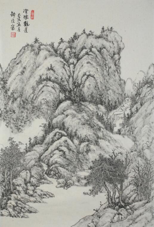 钱俊绘画印象——溪山如我心 绘我青云志