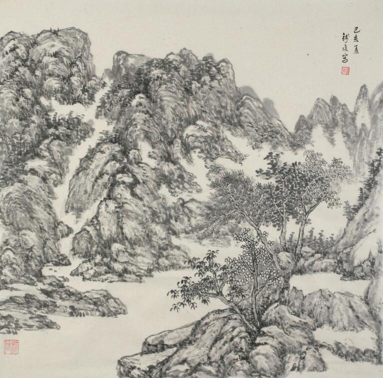 钱俊绘画印象——溪山如我心 绘我青云志