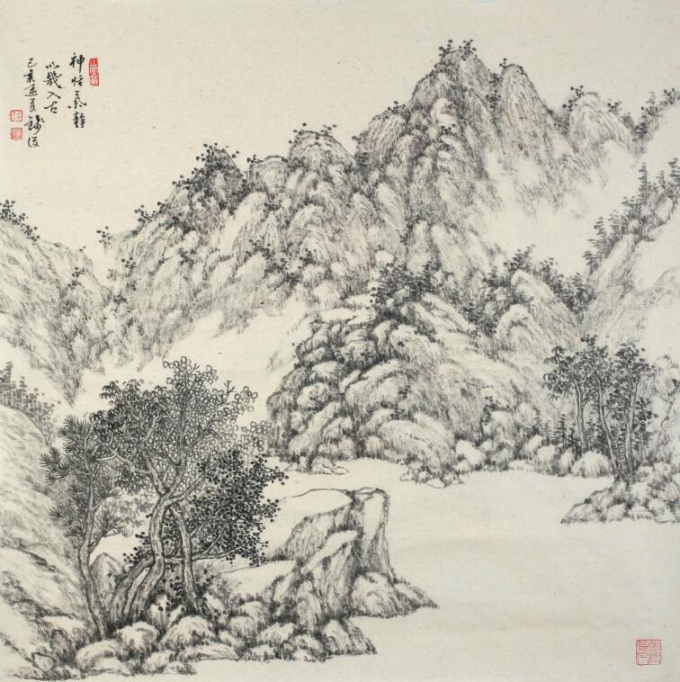 钱俊绘画印象——溪山如我心 绘我青云志