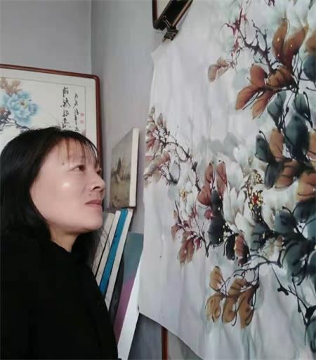微信图片_20190815153207.jpg 书画家李文进/彩墨绝代天香色 众芳燕舞写春秋