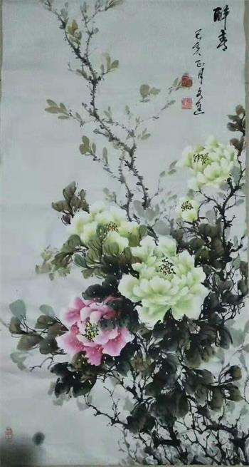 微信图片_20190815153120.jpg 书画家李文进/彩墨绝代天香色 众芳燕舞写春秋