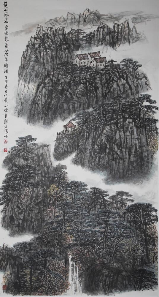 “庆建国七十周年 喜迎十四冬 天高云淡·中国艺术名家草原风情作品展”开幕