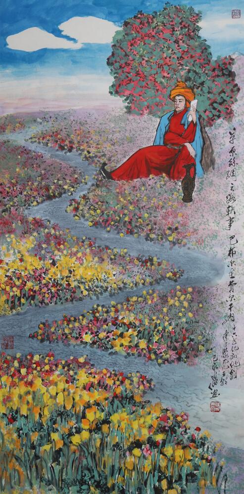 “庆建国七十周年 喜迎十四冬 天高云淡·中国艺术名家草原风情作品展”开幕