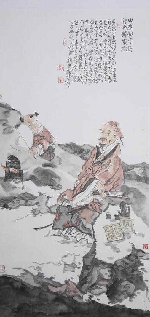 “庆建国七十周年 喜迎十四冬 天高云淡·中国艺术名家草原风情作品展”开幕