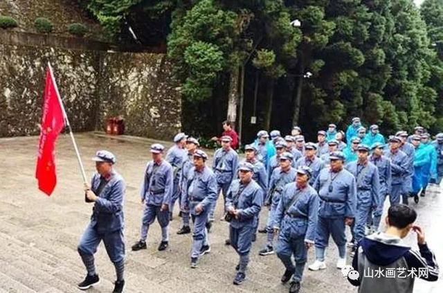 甘肃省美协副主席王晓银应邀参加书画名家走进井冈山采风活动