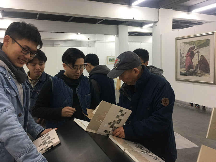 丘山明志·王辉之晏若高阳个人作品展在杭开幕