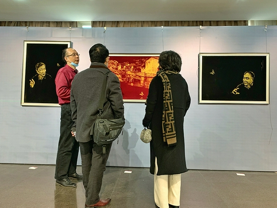 “家国情怀|梦想中国人「院士篇」 刮绒画艺术巡展”在杭开幕