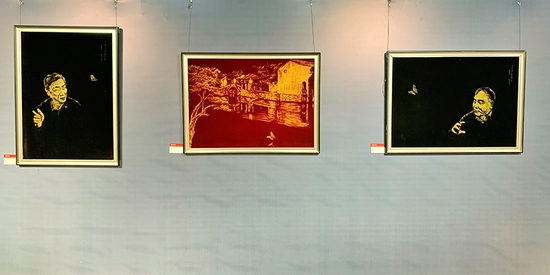 “家国情怀|梦想中国人「院士篇」 刮绒画艺术巡展”在杭开幕