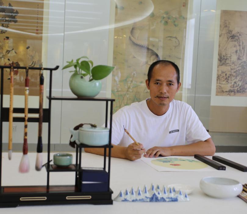 中国艺术家作品展于11月16日在韩国大田国际艺术博览会隆重举行（组图）